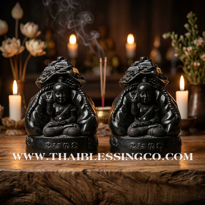 ✨🔥 Sacred "Kuman Thong Thung Sap" (Golden Child of the Wealth Bag) – 2015 Masterpiece Edition: Luang Pho Klom, Wat Nong Bua – The Divine Engine for Business Prosperity, Financial Dominance, and Unstoppable Life Elevation!