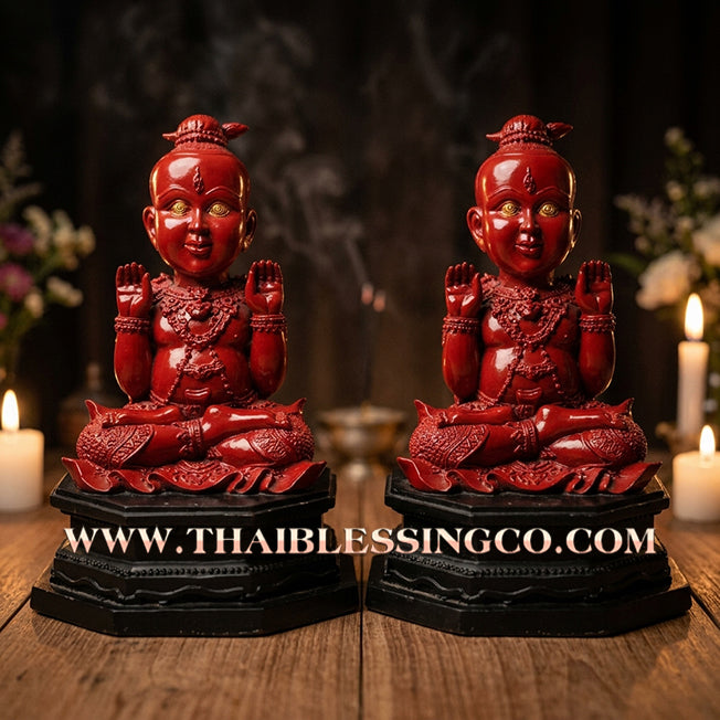 🔥 Sacred "Kuman Thong" (The Celestial Golden Child) – Alchemical Crimson Edition: Phrakru Samu Suthep, Wat Don Klang, Suphan Buri (2014) – The High-Velocity Engine for Rapid Wealth, Market Dominance, and Unstoppable Life Elevation!