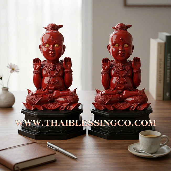 🔥 Sacred "Kuman Thong" (The Celestial Golden Child) – Alchemical Crimson Edition: Phrakru Samu Suthep, Wat Don Klang, Suphan Buri (2014) – The High-Velocity Engine for Rapid Wealth, Market Dominance, and Unstoppable Life Elevation!
