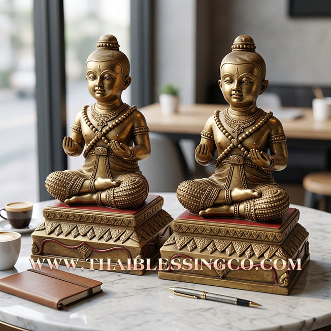 🔥 Sacred "Kuman Thong" (The Celestial Wealth Guardian) – Khmer Alchemical Edition: Phra Arjan Tem, Cambodia (2011) – The High-Velocity Engine for Global Prosperity, Absolute Influence, and Unstoppable Life Elevation!