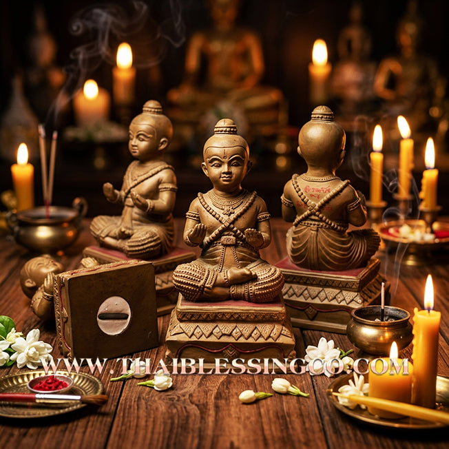 🔥 Sacred "Kuman Thong" (The Celestial Wealth Guardian) – Khmer Alchemical Edition: Phra Arjan Tem, Cambodia (2011) – The High-Velocity Engine for Global Prosperity, Absolute Influence, and Unstoppable Life Elevation!