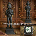 👦 Sacred "Kuman Thong" (The Golden Boy Spirit) – Black Mineral Ore Altar Edition: Ajarn San Khongvet (2015) – The Divine Engine for Shadow Protection, Absolute Wealth, and Unstoppable Life Elevation!