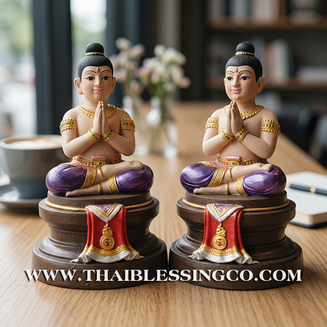 ✨🔥 Sacred "Kuman Thong" (The Golden Boy Spirit) – Hand-Painted Prosperity Altar Edition: Luang Por Wichai, Wat Uthumphon (2015) – The Divine Engine for Vibrant Abundance, Commercial Dominance, and Unstoppable Life Elevation!