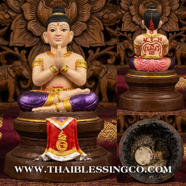 ✨🔥 Sacred "Kuman Thong" (The Golden Boy Spirit) – Hand-Painted Prosperity Altar Edition: Luang Por Wichai, Wat Uthumphon (2015) – The Divine Engine for Vibrant Abundance, Commercial Dominance, and Unstoppable Life Elevation!