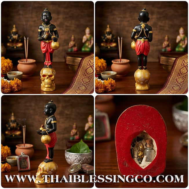 ✨🔥 Sacred "Kuman Thong" (The Golden Boy Spirit) – Lanna Prosperity Resin Edition: Ajarn Khongsak, Mon Lanna (2016) – The Divine Engine for Grand Wealth, Market Dominance, and Unstoppable Life Elevation!