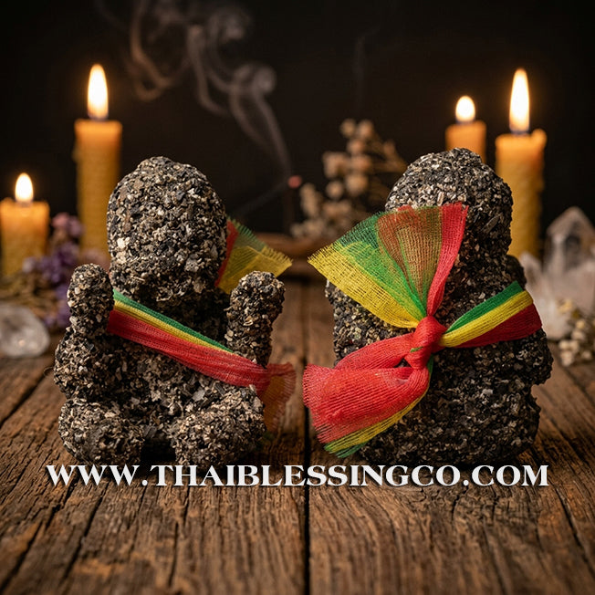 ✨🔥 Sacred "Kuman Thong" (The Golden Boy Spirit) – Primal Grave Soil Mini Altar Edition: Ajarn Weeratheep Yan Khru Prasit (2024) – The Divine Engine for Compact Wealth Attraction, Supernatural Sales, and Unstoppable Life Elevation!