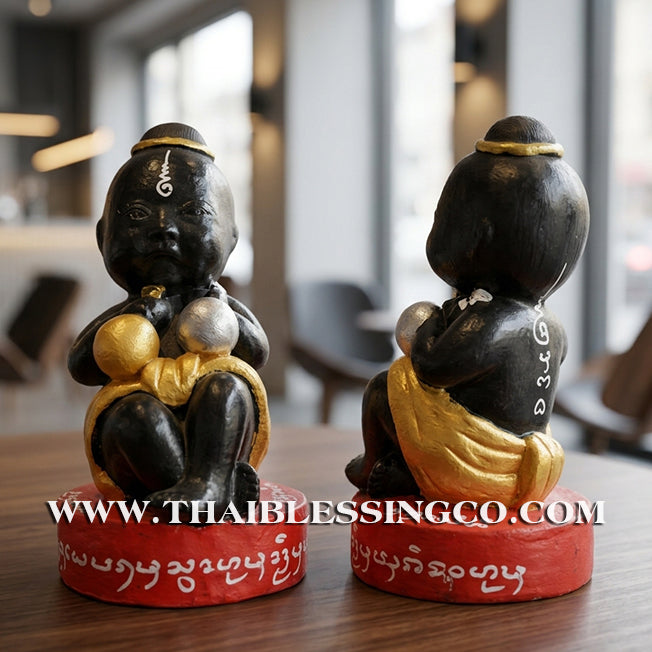 👦 Sacred "Kuman Thong" (The Golden Boy Spirit) – Prosperity Resin Altar Edition: Ajarn Khun Kham (2020) – The Divine Engine for Rapid Fortune, Market Dominance, and Unstoppable Life Elevation!