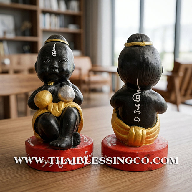 👦 Sacred "Kuman Thong" (The Golden Boy Spirit) – Prosperity Resin Altar Edition: Ajarn Khun Kham (2020) – The Divine Engine for Rapid Fortune, Market Dominance, and Unstoppable Life Elevation!