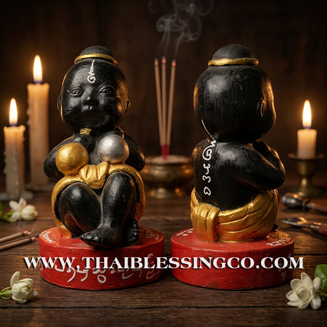 👦 Sacred "Kuman Thong" (The Golden Boy Spirit) – Prosperity Resin Altar Edition: Ajarn Khun Kham (2020) – The Divine Engine for Rapid Fortune, Market Dominance, and Unstoppable Life Elevation!