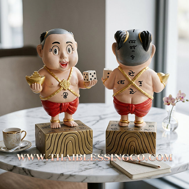 👦 Sacred "Kuman Thong" (The Golden Boy Spirit) – Prosperity Resin Altar Edition: Ajarn Uthen (2017) – The Divine Engine for Business Speed, Wealth Attraction, and Unstoppable Life Elevation!