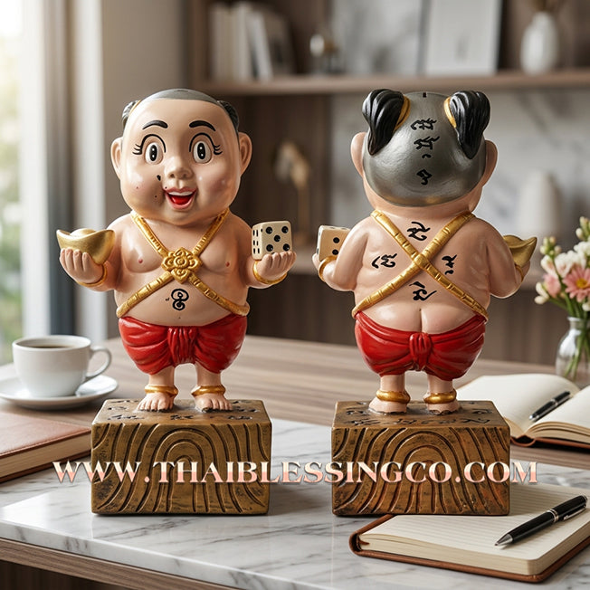 👦 Sacred "Kuman Thong" (The Golden Boy Spirit) – Prosperity Resin Altar Edition: Ajarn Uthen (2017) – The Divine Engine for Business Speed, Wealth Attraction, and Unstoppable Life Elevation!