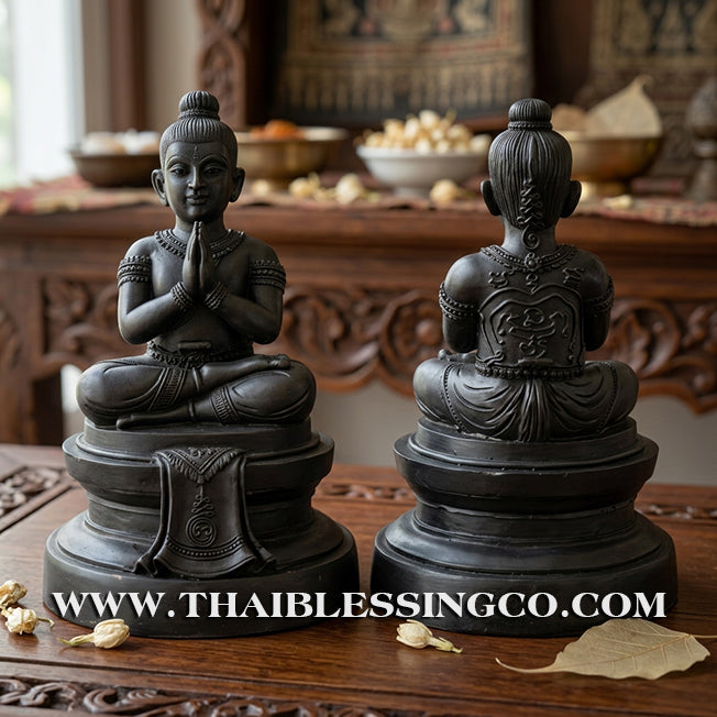 👦 Sacred "Kuman Thong" (The Golden Boy Spirit) – Prosperity Resin Altar Edition: Luang Por Wichai, Wat Uthumphon (2015) – The Divine Engine for Infinite Abundance, Commercial Flow, and Unstoppable Life Elevation!