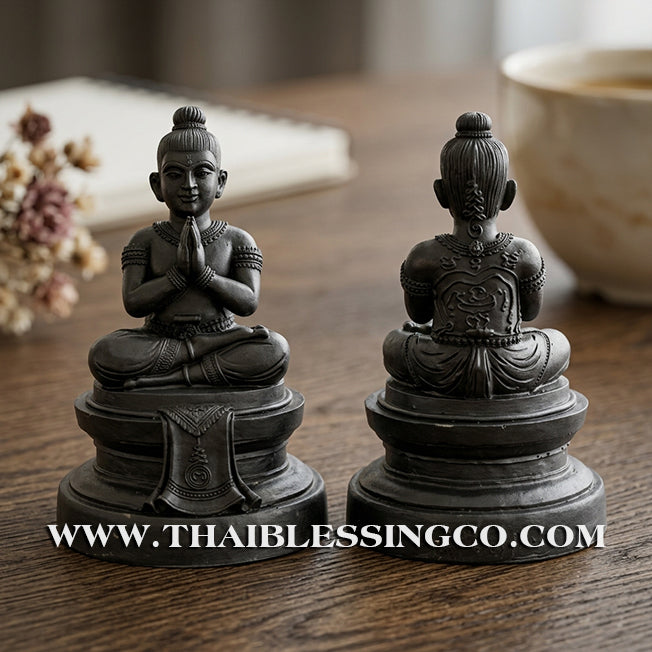 👦 Sacred "Kuman Thong" (The Golden Boy Spirit) – Prosperity Resin Altar Edition: Luang Por Wichai, Wat Uthumphon (2015) – The Divine Engine for Infinite Abundance, Commercial Flow, and Unstoppable Life Elevation!