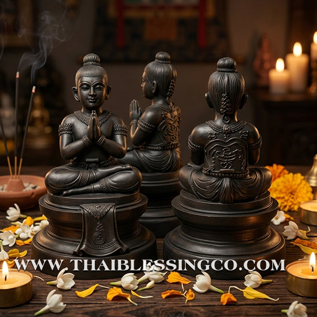 👦 Sacred "Kuman Thong" (The Golden Boy Spirit) – Prosperity Resin Altar Edition: Luang Por Wichai, Wat Uthumphon (2015) – The Divine Engine for Infinite Abundance, Commercial Flow, and Unstoppable Life Elevation!