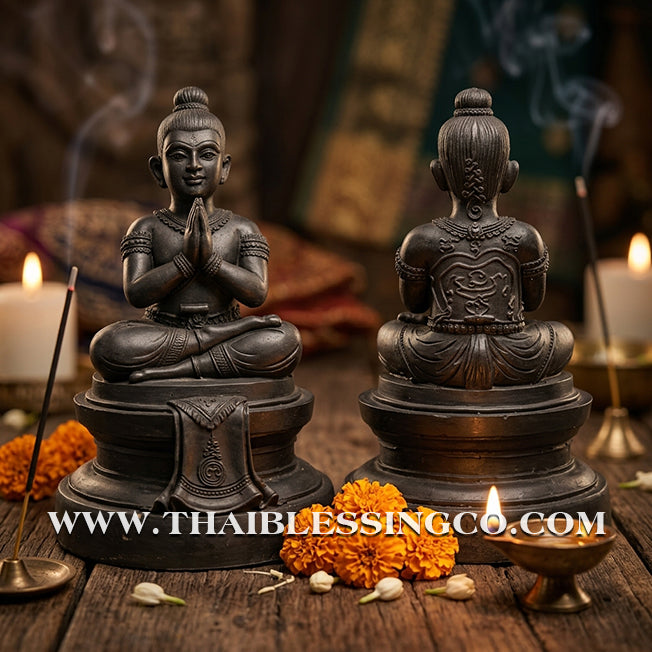 👦 Sacred "Kuman Thong" (The Golden Boy Spirit) – Prosperity Resin Altar Edition: Luang Por Wichai, Wat Uthumphon (2015) – The Divine Engine for Infinite Abundance, Commercial Flow, and Unstoppable Life Elevation!