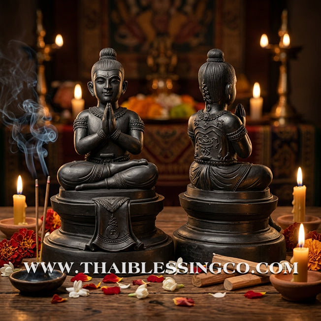 👦 Sacred "Kuman Thong" (The Golden Boy Spirit) – Prosperity Resin Altar Edition: Luang Por Wichai, Wat Uthumphon (2015) – The Divine Engine for Infinite Abundance, Commercial Flow, and Unstoppable Life Elevation!