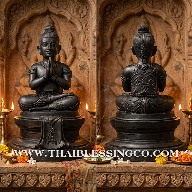 👦 Sacred "Kuman Thong" (The Golden Boy Spirit) – Prosperity Resin Altar Edition: Luang Por Wichai, Wat Uthumphon (2015) – The Divine Engine for Infinite Abundance, Commercial Flow, and Unstoppable Life Elevation!