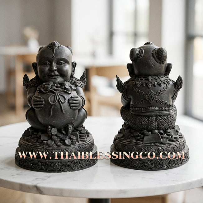 👦 Sacred "Kuman Thong" (The Golden Boy Spirit) – Sacred Mineral Ore Altar Edition: Ajarn San Khongvet (2013) – The Divine Engine for Business Speed, Wealth Attraction, and Unstoppable Life Elevation!