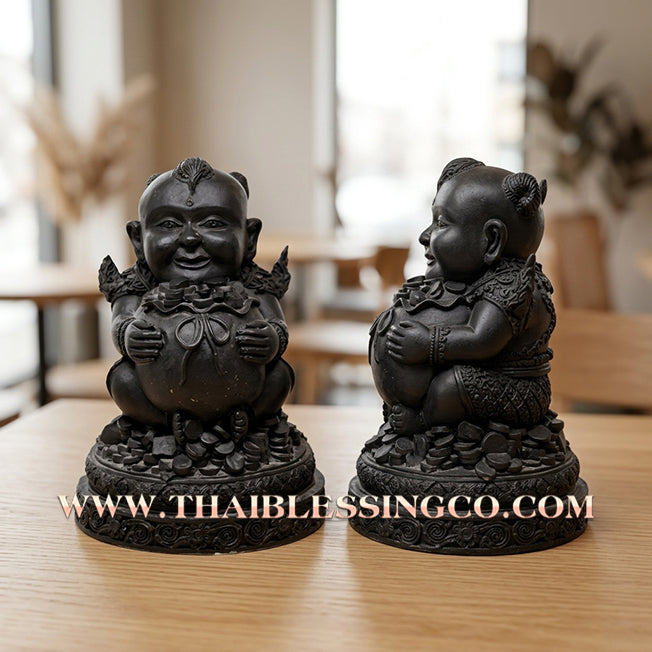 👦 Sacred "Kuman Thong" (The Golden Boy Spirit) – Sacred Mineral Ore Altar Edition: Ajarn San Khongvet (2013) – The Divine Engine for Business Speed, Wealth Attraction, and Unstoppable Life Elevation!