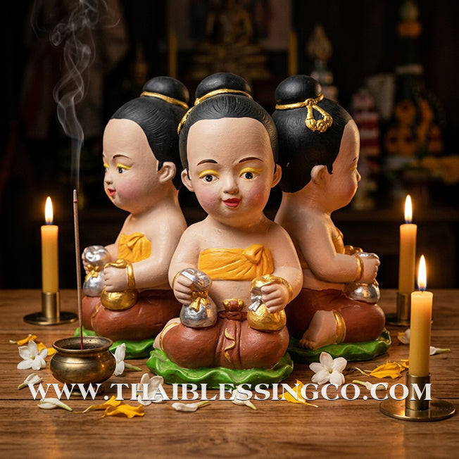 👸💰Sacred "Kumaree" (The Divine Spirit Daughter) – Majestic Altar Edition: Kruba Na, Samnak Song Doi Ihui – The Divine Engine for Radiant Fortune, Commercial Magnetism, and Unstoppable Life Elevation!