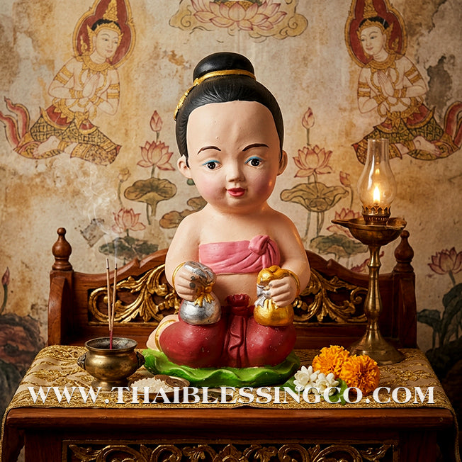 👸💰Sacred "Kumaree" (The Divine Spirit Daughter) – Majestic Altar Edition: Kruba Na, Samnak Song Doi Ihui – The Divine Engine for Radiant Fortune, Commercial Magnetism, and Unstoppable Life Elevation!