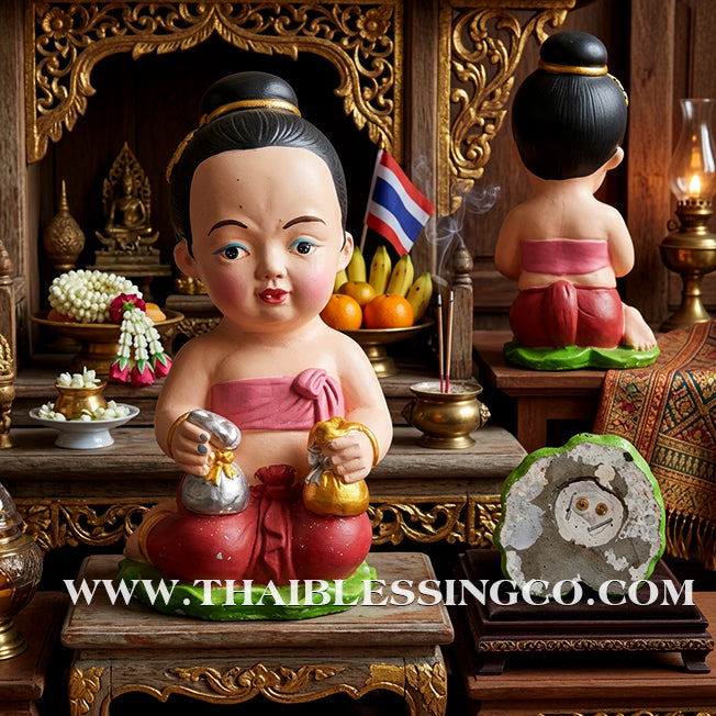 👸💰Sacred "Kumaree" (The Divine Spirit Daughter) – Majestic Altar Edition: Kruba Na, Samnak Song Doi Ihui – The Divine Engine for Radiant Fortune, Commercial Magnetism, and Unstoppable Life Elevation!