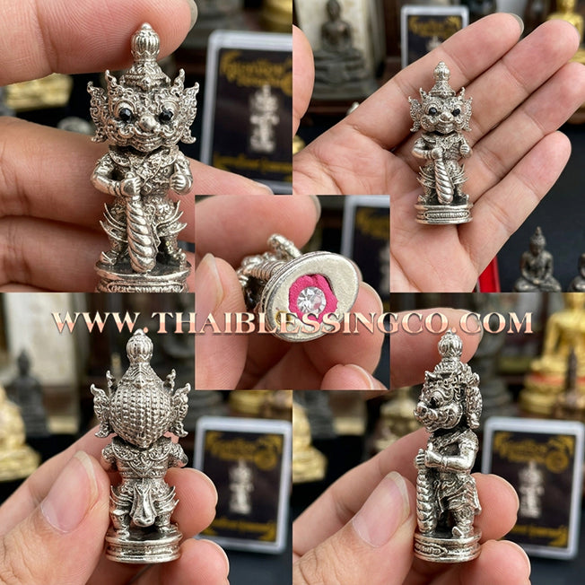 👹 Sacred Kuwen Noi "Hundred Millionaire" Edition 2: Authentic Thai Cloud-Gold Alpaca Amulet for Instant Fortune & Divine Prosperity by Arjan Krai Det (2019)