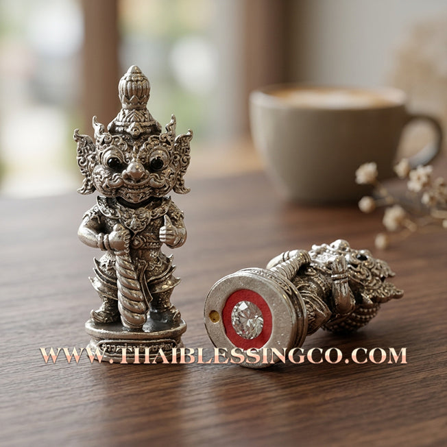 👹 Sacred Kuwen Noi "Hundred Millionaire" Edition 2: Authentic Thai Cloud-Gold Alpaca Amulet for Instant Fortune & Divine Prosperity by Arjan Krai Det (2019)