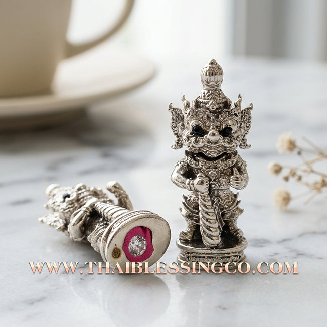 👹 Sacred Kuwen Noi "Hundred Millionaire" Edition 2: Authentic Thai Cloud-Gold Alpaca Amulet for Instant Fortune & Divine Prosperity by Arjan Krai Det (2019)