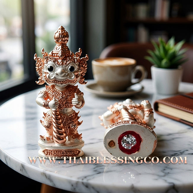 👹 Sacred "Kuwen Noi Roi Lan" (The 100-Million Young Wealth Deity) – Term 2, Luxury 2K Plated Samrit Edition: Achan Krai Det, Khum Pu Wet Maha Mon (2019) – The Ultimate Engine for Explosive Riches, Divine Protection, and Sovereign Business Authority!