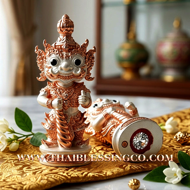 👹 Sacred "Kuwen Noi Roi Lan" (The 100-Million Young Wealth Deity) – Term 2, Luxury 2K Plated Samrit Edition: Achan Krai Det, Khum Pu Wet Maha Mon (2019) – The Ultimate Engine for Explosive Riches, Divine Protection, and Sovereign Business Authority!