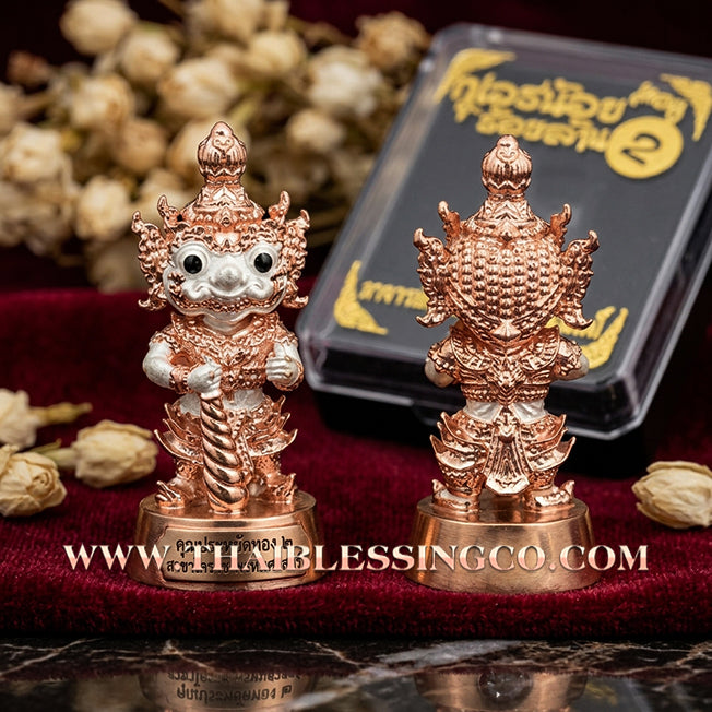 👹 Sacred "Kuwen Noi Roi Lan" (The 100-Million Young Wealth Deity) – Term 2, Luxury 2K Plated Samrit Edition: Achan Krai Det, Khum Pu Wet Maha Mon (2019) – The Ultimate Engine for Explosive Riches, Divine Protection, and Sovereign Business Authority!