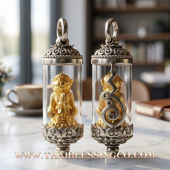 🐒 Sacred "Ling Kin Kluai" (Monkey Eating Banana) – Master "Tan Khru" Chanuan Edition: Khru Ba Na, Samnaksong Doi I Hui (2016) – The Ultimate Engine for Effortless Prosperity, Commercial Dominance, and Abundant Success!