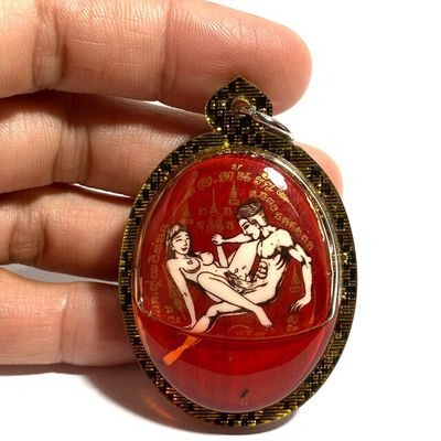 ✨ Sacred Locket In Koo Sakot Kam - Maha Sanaeh Love & Lust Charm with 4 Takrut, Palad Paetch Payatorn & Na Ok Dtaek Broken Heart Spell - Extreme Limited Edition by Ajarn Ton Rak (Supan Buri) - Seduction, Gambling Luck & Business Persuasion Relic
