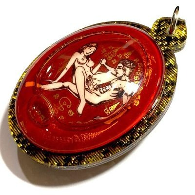✨ Sacred Locket In Koo Sakot Kam - Maha Sanaeh Love & Lust Charm with 4 Takrut, Palad Paetch Payatorn & Na Ok Dtaek Broken Heart Spell - Extreme Limited Edition by Ajarn Ton Rak (Supan Buri) - Seduction, Gambling Luck & Business Persuasion Relic