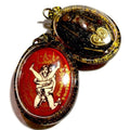 ✨ Sacred Locket In Koo Sakot Kam Ongk Kroo - Masterpiece Kama Sutra Seduction Charm with 4 Takrut, 3 Sacred Gems, Palad Khik & Na Ok Dtaek "Heart-Breaker" Spell - Extreme Limited Edition- Seduction, High-Stakes Gambling & Power of Persuasion