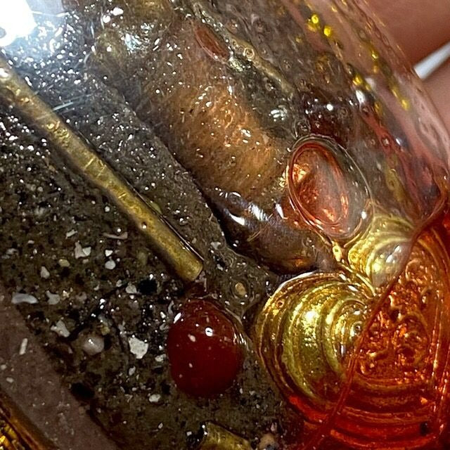 ✨ Sacred Locket In Koo Sakot Kam Ongk Kroo - Masterpiece Kama Sutra Seduction Charm with 4 Takrut, 3 Sacred Gems, Palad Khik & Na Ok Dtaek "Heart-Breaker" Spell - Extreme Limited Edition- Seduction, High-Stakes Gambling & Power of Persuasion