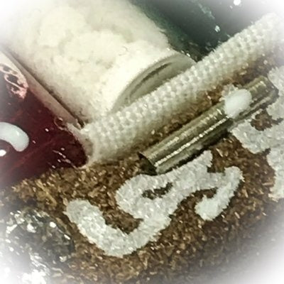 ✨ Sacred Locket Mae Bua Chao Sane (Bua Bangbai) - Gold Masterpiece Edition with Charm Takrud, Cemetery Wax & Maha Sane Herbs (2561 BE by Ajarn Suntorn Phueak Tiang) - Ultimate Seduction, Romantic Success & Wealth Magnet