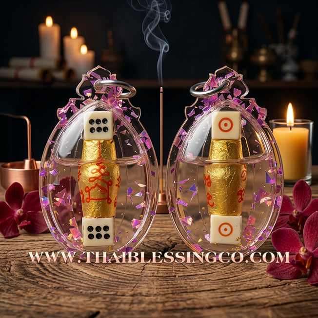 🎰 Sacred "Look Sakot Chian" (The Master Gambler’s Bead) – Blessed Net-Lead Submerged in "Gambling Spirit" Oil: The Ultimate Engine for Sudden Windfalls, High-Stakes Victory, and Unstoppable Wealth Attraction!