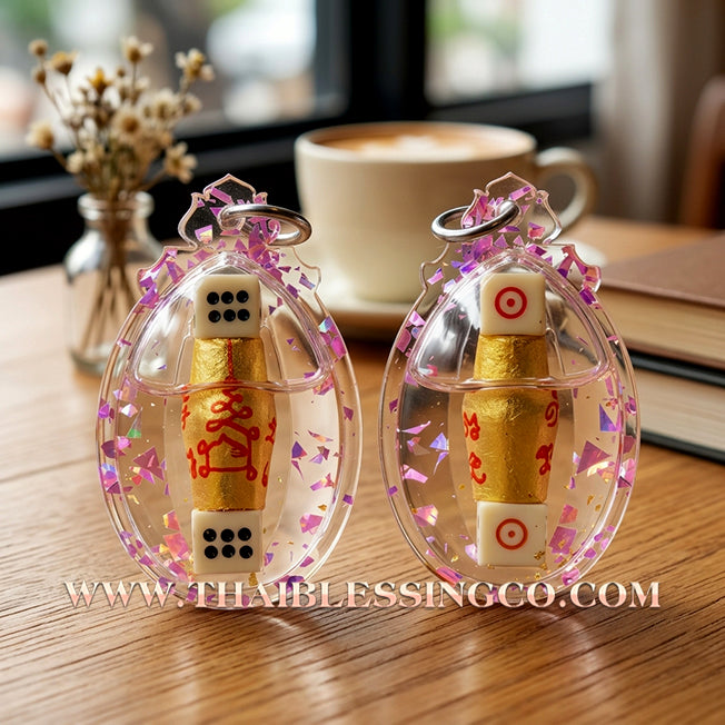 🎰 Sacred "Look Sakot Chian" (The Master Gambler’s Bead) – Blessed Net-Lead Submerged in "Gambling Spirit" Oil: The Ultimate Engine for Sudden Windfalls, High-Stakes Victory, and Unstoppable Wealth Attraction!