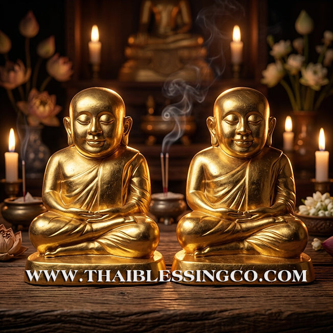 ✨🔥 Sacred "Luang Por Ngern" (The God of Wealth) – Gold Edition Sacred Mineral Altar Statue: Kruba Baeng, Wat Ban Tanot (2025) – The Divine Engine for Infinite Capital, Commercial Dominance, and Unstoppable Life Elevation!