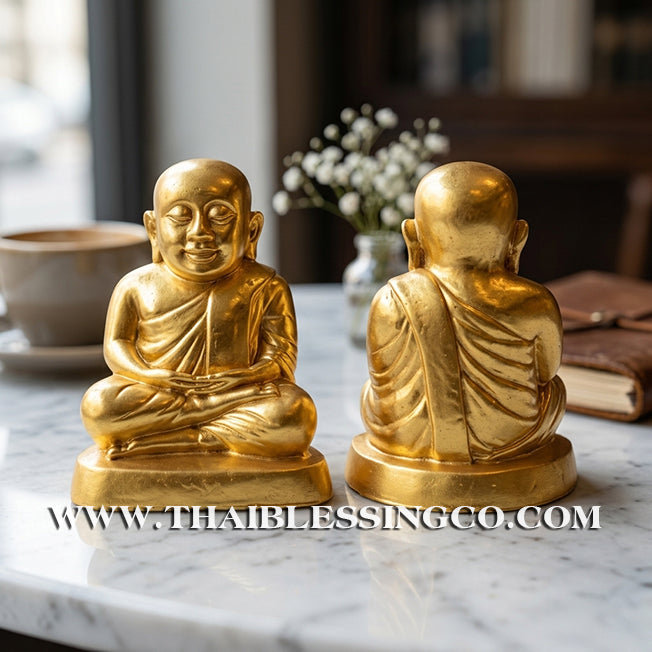 ✨🔥 Sacred "Luang Por Ngern" (The God of Wealth) – Gold Edition Sacred Mineral Altar Statue: Kruba Baeng, Wat Ban Tanot (2025) – The Divine Engine for Infinite Capital, Commercial Dominance, and Unstoppable Life Elevation!
