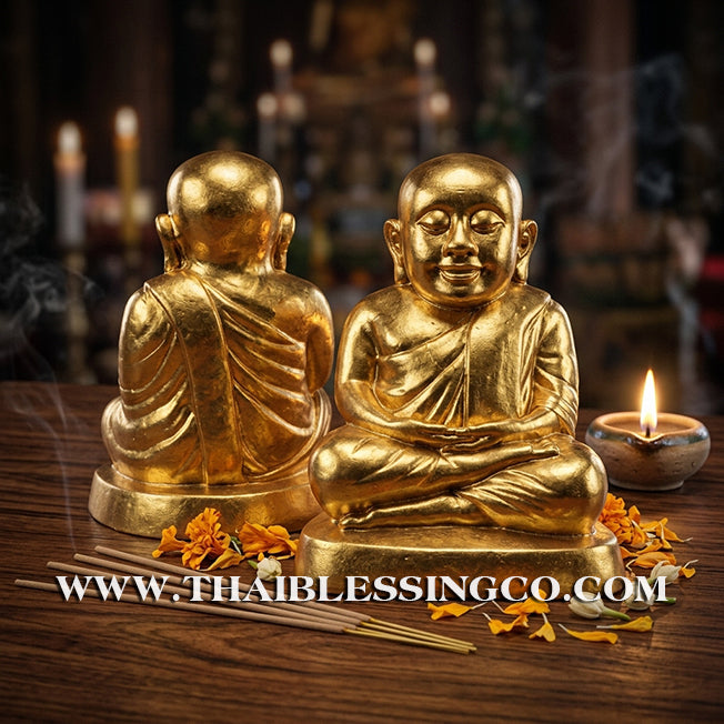 ✨🔥 Sacred "Luang Por Ngern" (The God of Wealth) – Gold Edition Sacred Mineral Altar Statue: Kruba Baeng, Wat Ban Tanot (2025) – The Divine Engine for Infinite Capital, Commercial Dominance, and Unstoppable Life Elevation!
