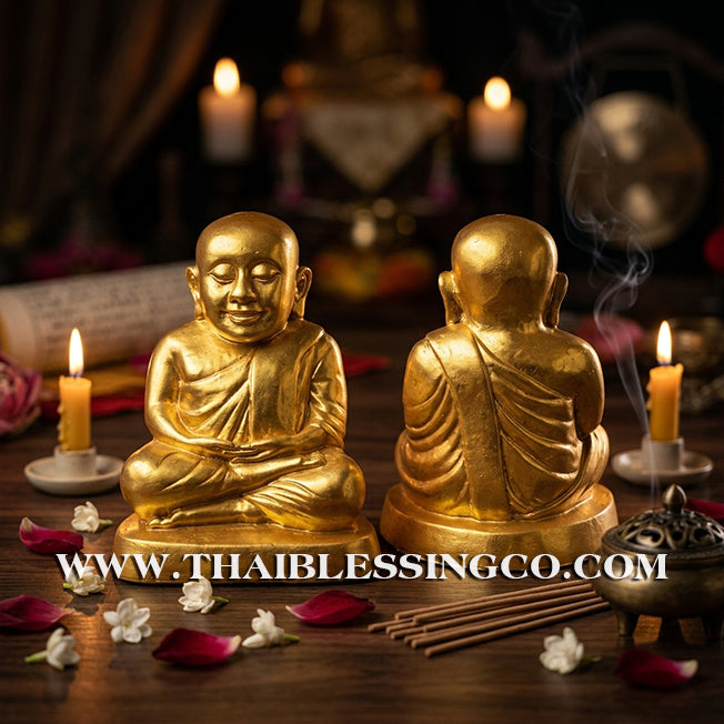 ✨🔥 Sacred "Luang Por Ngern" (The God of Wealth) – Gold Edition Sacred Mineral Altar Statue: Kruba Baeng, Wat Ban Tanot (2025) – The Divine Engine for Infinite Capital, Commercial Dominance, and Unstoppable Life Elevation!