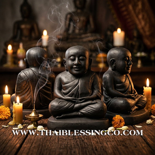 ✨🔥 Sacred "Luang Por Ngern" (The God of Wealth) – Midnight Black Sacred Mineral Altar Statue: Kruba Baeng, Wat Ban Tanot (2025) – The Divine Engine for Solid Capital, Market Authority, and Unstoppable Life Elevation!