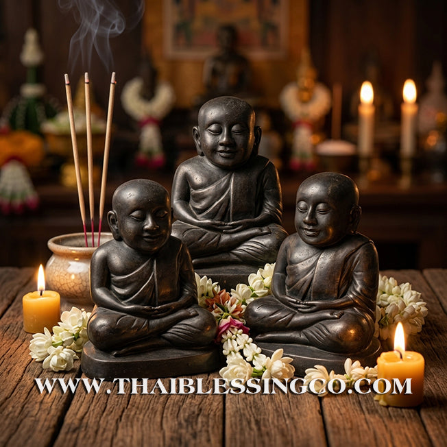 ✨🔥 Sacred "Luang Por Ngern" (The God of Wealth) – Midnight Black Sacred Mineral Altar Statue: Kruba Baeng, Wat Ban Tanot (2025) – The Divine Engine for Solid Capital, Market Authority, and Unstoppable Life Elevation!