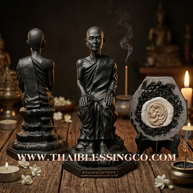 ✨🧘‍♂️ Sacred "Luang Pu Lok Tep Udon" (The Immortal Sage of the Woods) – Altar Edition: Luang Pho Sangthong, Wat Sri Sa-nga (2013) – The Sovereign Engine for Infinite Prosperity, Divine Wisdom, and Absolute Life Elevation!