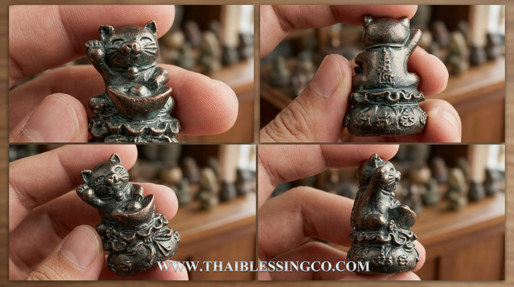 🐈 Sacred "Lucky Wealth Cat" (Maeo Gwak) 2009 Edition: The legendary Prosperity Magnet of Luang Phor Chan