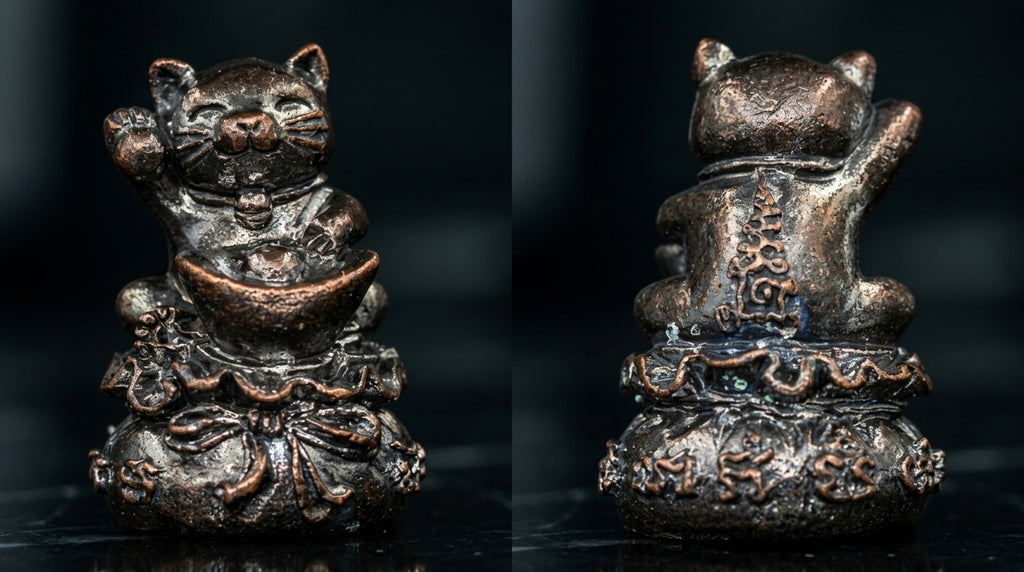 🐈 Sacred "Lucky Wealth Cat" (Maeo Gwak) 2009 Edition: The legendary Prosperity Magnet of Luang Phor Chan