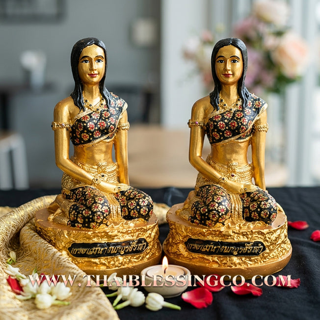 👩‍💼 Sacred "Mae Nang Phaya Ngiu Dam" (The Sovereign Lady of Black Ngiu Wood) – Large Resin Altar Edition: Kruba Baeng, Wat Ban Tanot (2025) – The Ultimate Engine for Divine Charisma, Business Dominance, and Untouchable Protection!